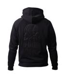 PRIDE OR DIE reckless hoodie-Total black